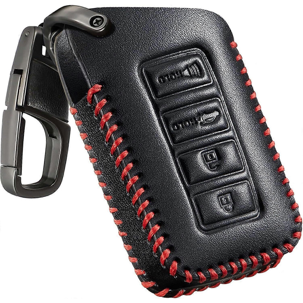 Konhill (As Show, One Size) For Lexus Key Fob Cover Keychain Accessories For Es Is Gs Nx Ls Rx Rc Gx F 300 300H 350 200T 250 450H 460 600H 4 Buttons, Leather