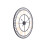 80cm High Class Battery Powered Wall Clock 2