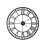 80cm High Class Battery Powered Wall Clock 3