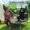 Outsunny Outsunny Double Camping Folding Cot Portable Sleeping Bed, Charcoal Grey 4