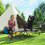 Outsunny Outsunny Double Camping Folding Cot Portable Sleeping Bed, Charcoal Grey 5