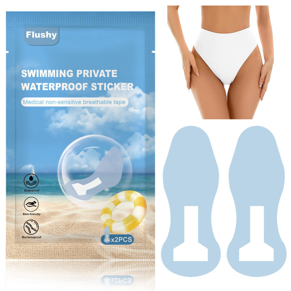 Women Waterproof Private Patches, Female Private Part Sticker for Swimming, Clear Hygienic Liners for Swimwear Privates Protection Waterproof Stickers