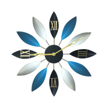 55CM Decorative Wall Clock with Petal Design