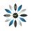55CM Decorative Wall Clock with Petal Design 1