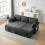 3-in-1 Convertible Sofa Bed with Internal Storage Chaise 9