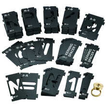 Rockler Router Letter Template Set (1-1/2 H - 99 Pieces) - State Park
