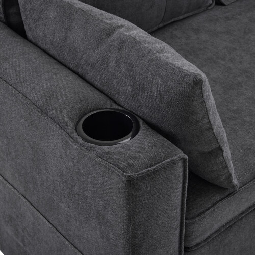 3-in-1 Convertible Sofa Bed with Internal Storage Chaise 1