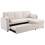 3-in-1 Convertible Sofa Bed with Internal Storage Chaise 10