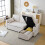 3-in-1 Convertible Sofa Bed with Internal Storage Chaise 18