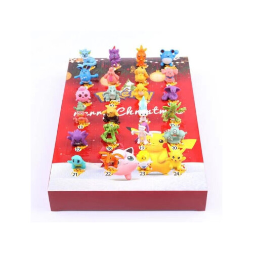 24PCS Pokemon 2025Advent Kalender 24 Tage Weihnachtsgeschenke 2
