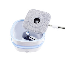 Rotating mop and bucket set, rotating mop is used for cleaning floors, one set includes one mop, one bucket, and three original mops