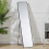 Living And Home (Black) Modern Rectangular Metal Floor Mirror 1