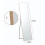 Living And Home (Gold) Modern Rectangular Metal Floor Mirror 7