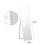 Living And Home (Silver White) Modern Rectangular Metal Floor Mirror 6