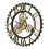 50CM Hollowed Design Gear Wall Clock 2