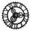 50CM Hollowed Design Gear Wall Clock 3