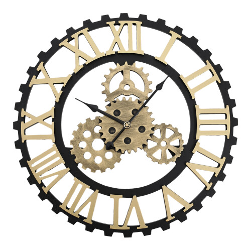 50CM Hollowed Design Gear Wall Clock