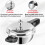 Vinod V-3L rustfrit st?l sandwich bundtryk komfur 3-liters medium s?lv 5