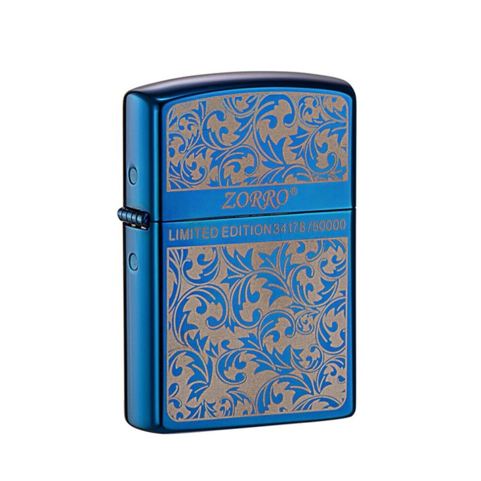 Yeuligo Z92106 Carved Side Carved Kerosene Windproof Limited Edition Independent Number Color Tang Grass Pattern Lighter