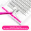 Xbox TDANCE Έτοιμες Βλεφαρίδες Spikes Πάχος 0.07 C Curl Mix 8-15mm Ματ Μαύρες 4