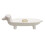 Creative CoOp Elongated White Ceramic Dog Dish 4