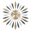 55CM Large Radiant Metal Wall Clock 1
