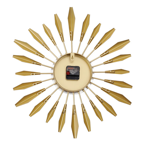 55CM Large Radiant Metal Wall Clock 2