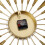 55CM Large Radiant Metal Wall Clock 6