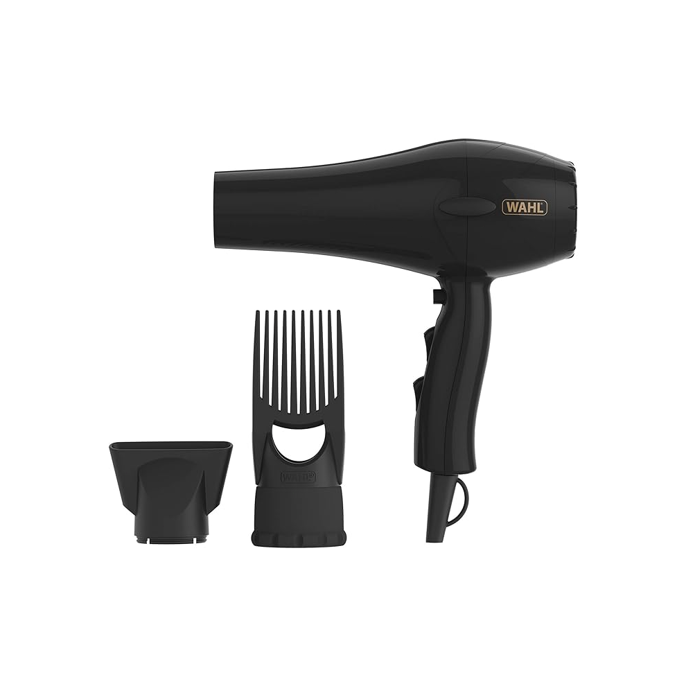 Wahl Hairdryer, PowerPik 2, Dryer for Women, Hair Dryer with Pik Attachment, Afro Hairdryer, Afro-Caribbean Hair, Three