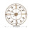 60CM Modern Glod Wall Clock 6