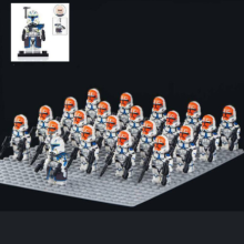 (Star Wars-B) 21PCS Star Wars Clone Troopers Rex Minifigures Kids Toy Set Fit Lego