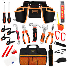 R rekomfit 25 stykker b?rn ?gte v?rkt?jss?t b?rn ?gte v?rkt?j s?t med ?gte h?ndv?rkt?j b?rn v?rkt?j b?lte pose taske magnetisk armb?nd til sm? h?