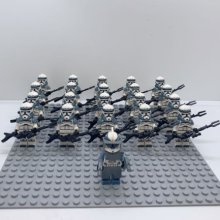 (Star Wars-H) 21PCS Star Wars Clone Troopers Rex Minifigures Kids Toy Set Fit Lego