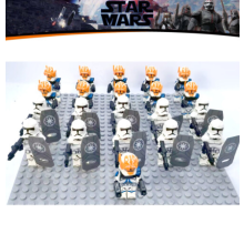 (Star Wars-6) 21PCS Star Wars Clone Troopers Rex Minifigures Kids Toy Set Fit Lego