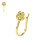 (9K Solid Gold) Solid Yellow Gold Flower Non Piercing Nose Cuff 1