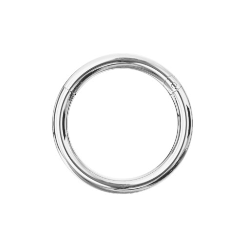 (16G, 6mm) 9K Gold Classic Hinged Segment Clicker Ring 1