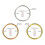 (16G, 6mm) 9K Gold Classic Hinged Segment Clicker Ring 7