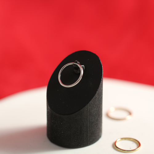 (16G, 6mm) 9K Gold Classic Hinged Segment Clicker Ring 2