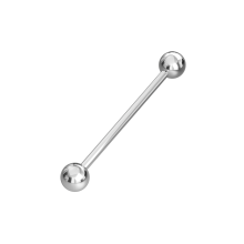 (6mm, 55mm) 316L Surgical Steel Traditional Industrial Barbell