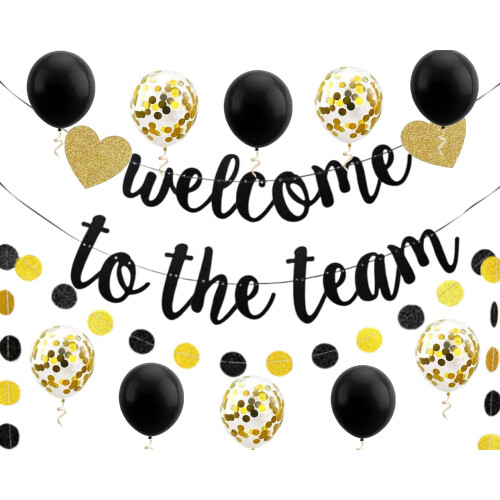 Welcome to The Team Banner for New Teacher Boss Employee Coworker Staff ...