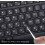 2pcs adesivos de teclado hebraico 2pcs 5