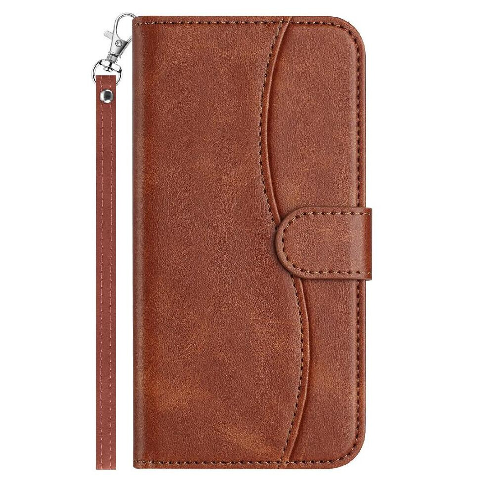 (Yellow) Flip Case For Samsung Galaxy S24 Plus Colorful Shockproof Wrist Strap Card Slots Holder Pu Leather Yellow 764549544165