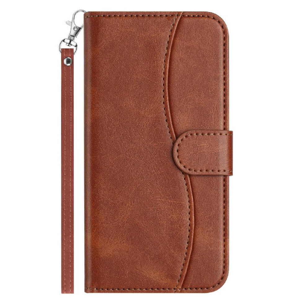 (Yellow) Flip Case For Samsung Galaxy S24 Fe Wrist Strap Colorful Pu Leather Shockproof Card Slots Holder Yellow 764549544226