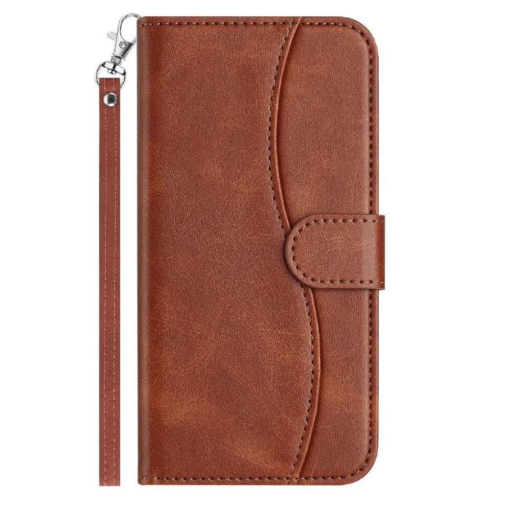 (Yellow) Flip Case For Samsung Galaxy S24 Shockproof Pu Leather Colorful Card Slots Holder Wrist Strap Yellow 764549544288
