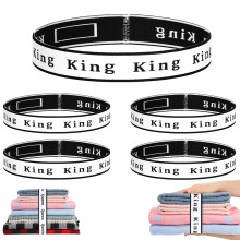wuher 4pcs theet de lit Bands d'organisateurs Sheets tiquettes pour linge lastique en linge de linge de linge pliable