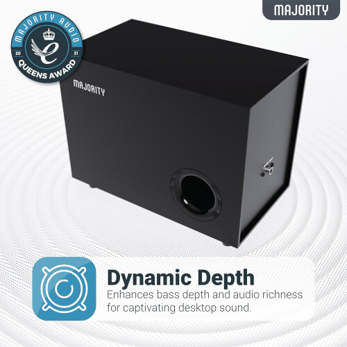 Majority Bluetooth DX30 2.1 Desktop Speakers PC Laptop Gaming 2