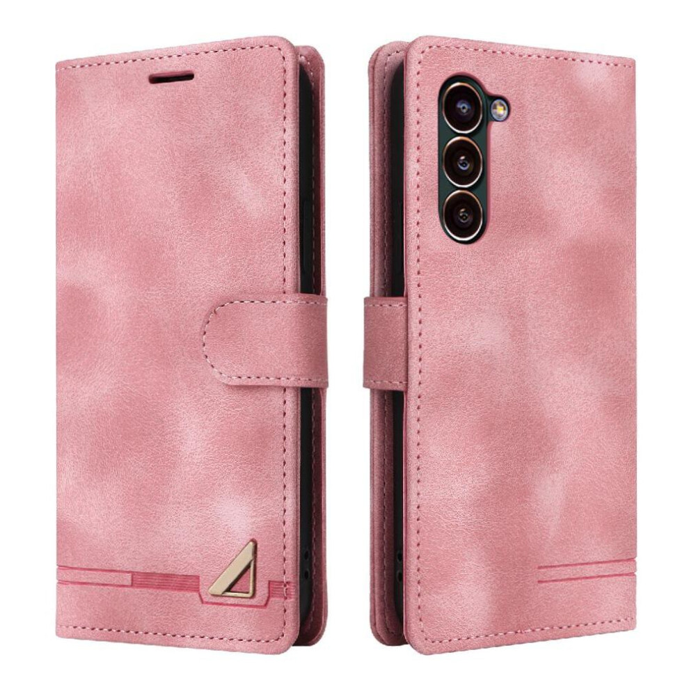 (Pink) Flip Case For Samsung Galaxy S25 Shockproof Flip Cover Wallet Simple Business Leather Case Pink 764490289733