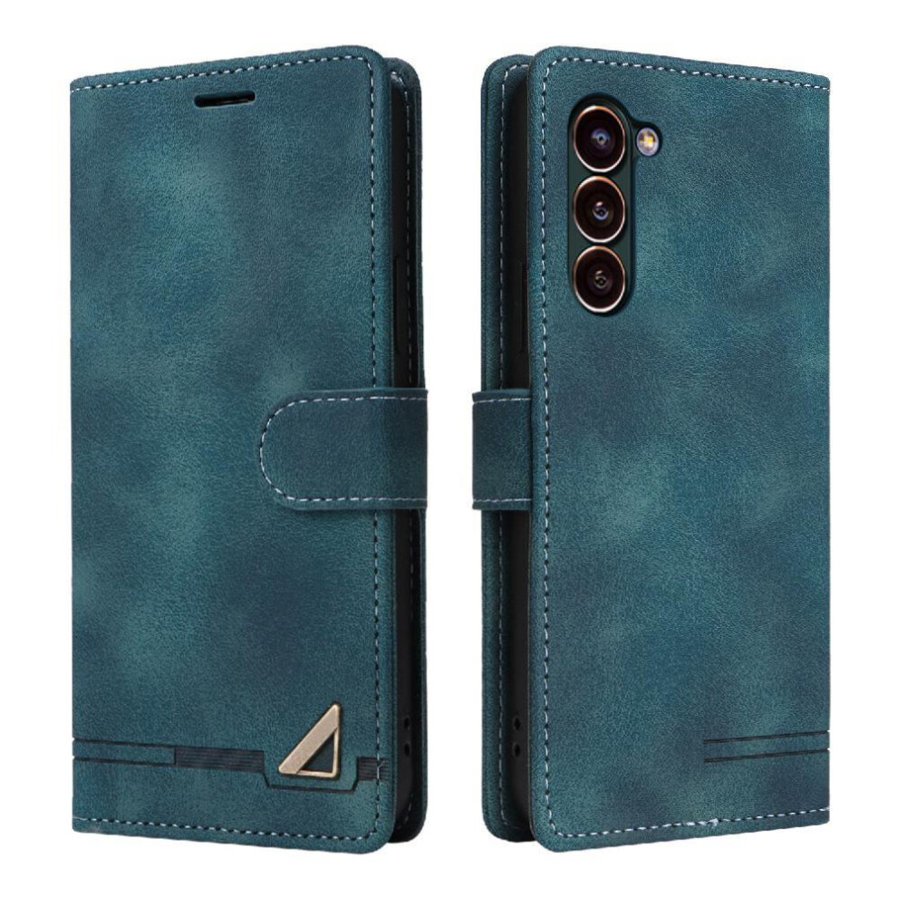 (Green) Flip Case For Samsung Galaxy S25 Shockproof Flip Cover Wallet Simple Business Leather Case Green 764490289740