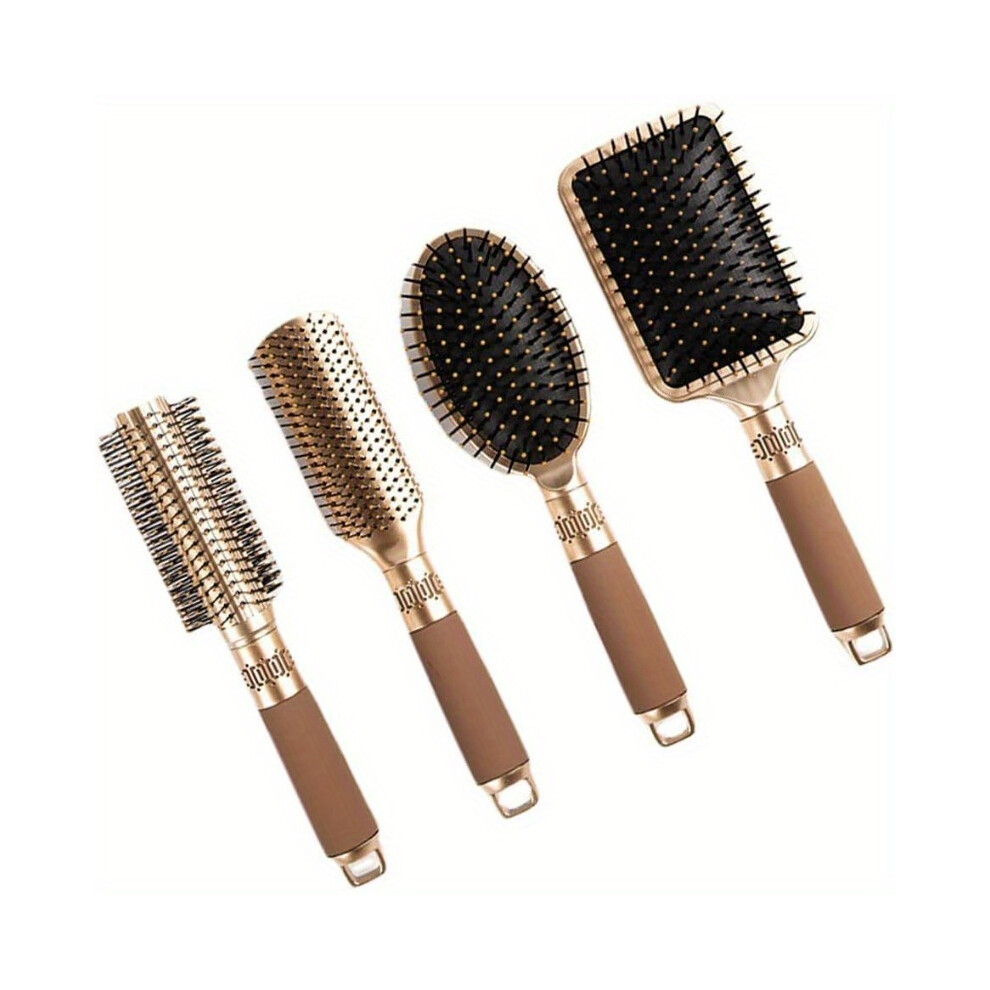 (4pcs) Comb Air Cushion Vent Hair Brush Detangling Paddle Hairbrush for Women Men All Wet or Dry Hair Styling Cosmetics Accessories