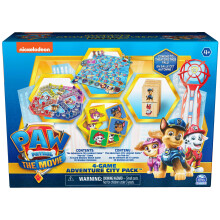 Paw Patrol: The Movie 4-Game Adventure City Pack Memory Match Pop-Up Wooden Dominoes & Lookout Games Paw Patrol Toys for Kids Agdre